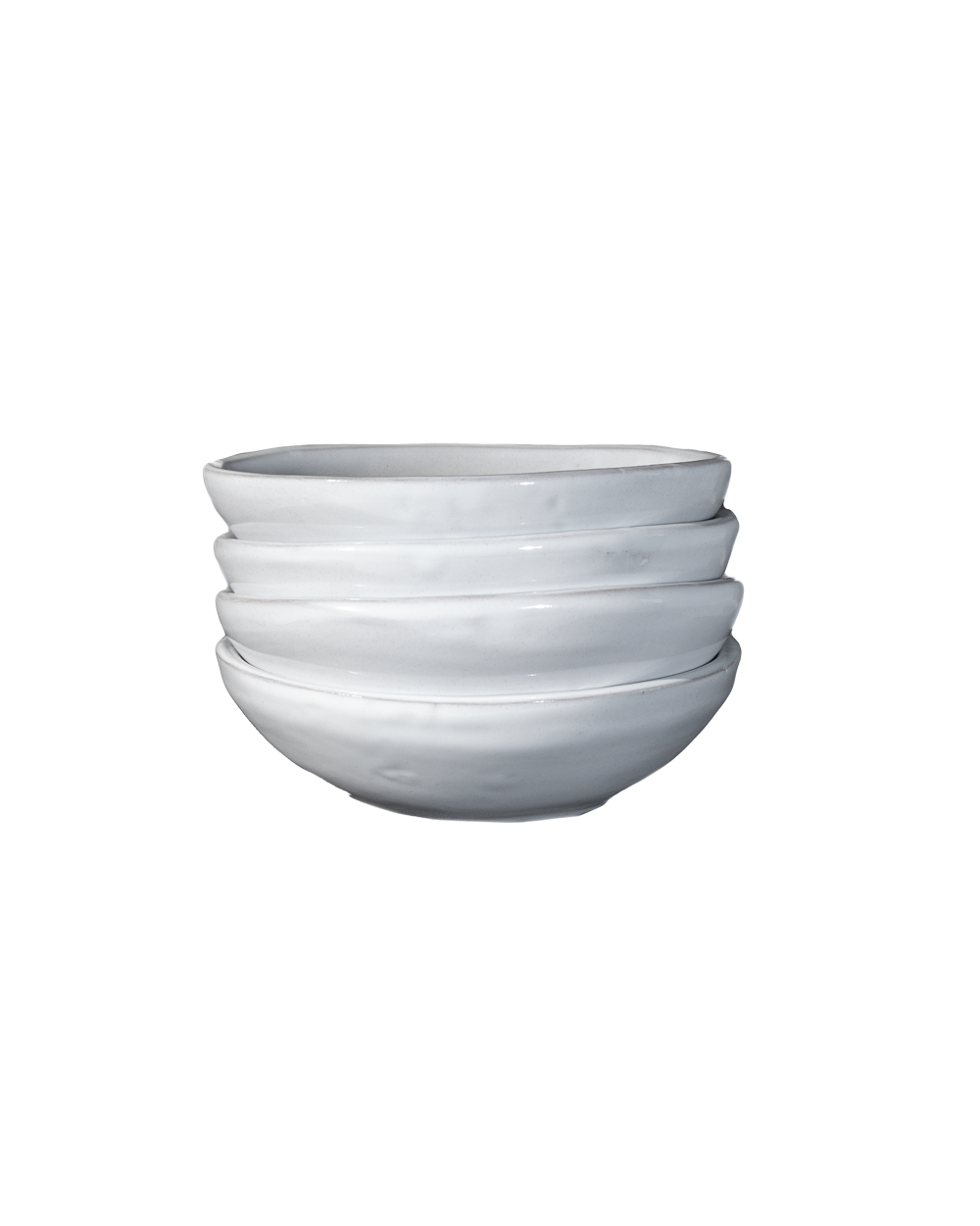 Oval Small Bowl in Milk White - Set of 4