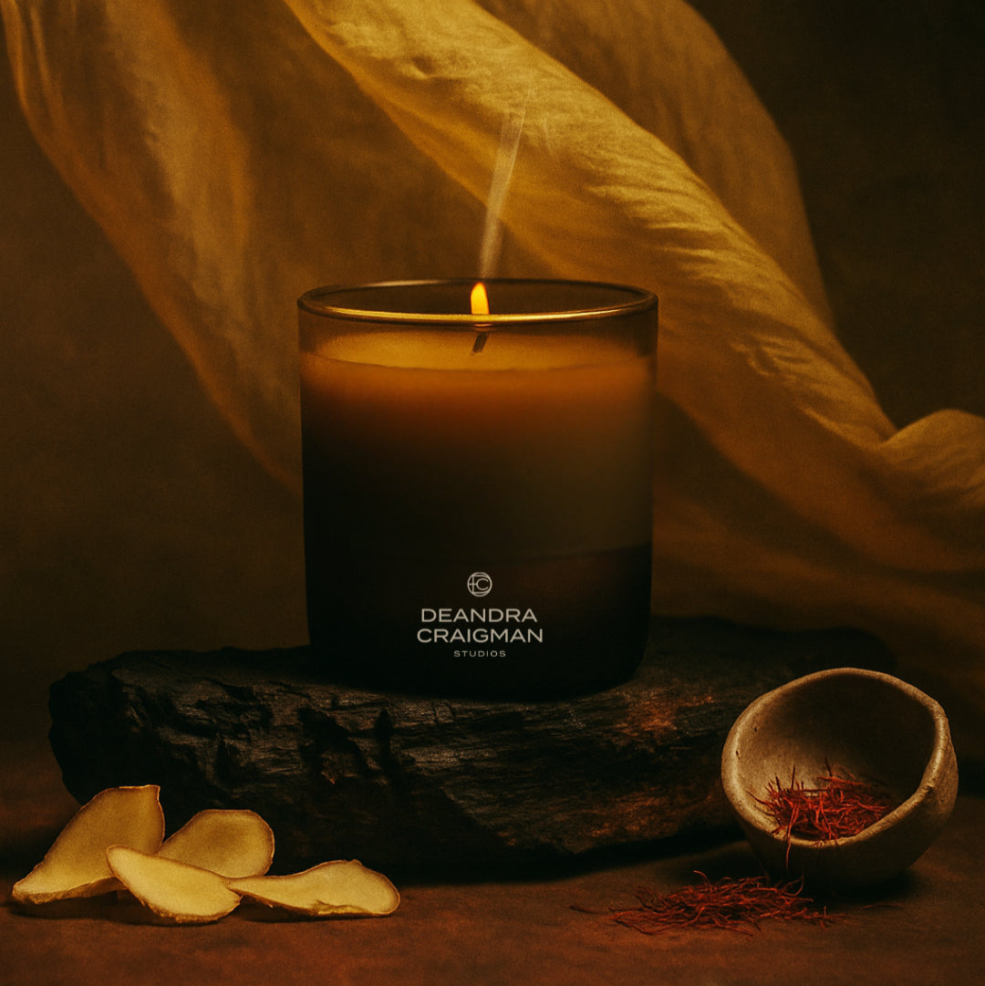 Spiced Saffron & Citrine Candle & Playlist