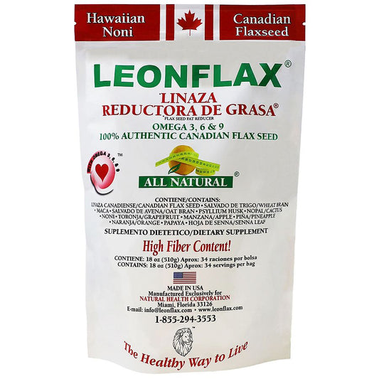 Leonflax Canadian Flaxseed Plus Fat Reducer 18 Oz