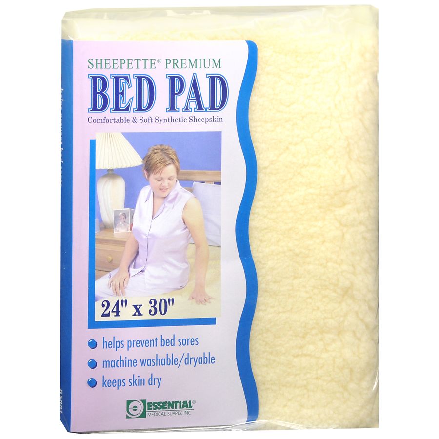 Essential Medical Bed Pad, Sheepette Premium,1ea