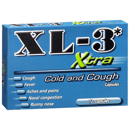 Xtra XL 3 Cold And Cough, Capsules