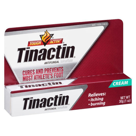 Tinactin Antifungal 1% Tolnaftate Cream 1 Oz. Box