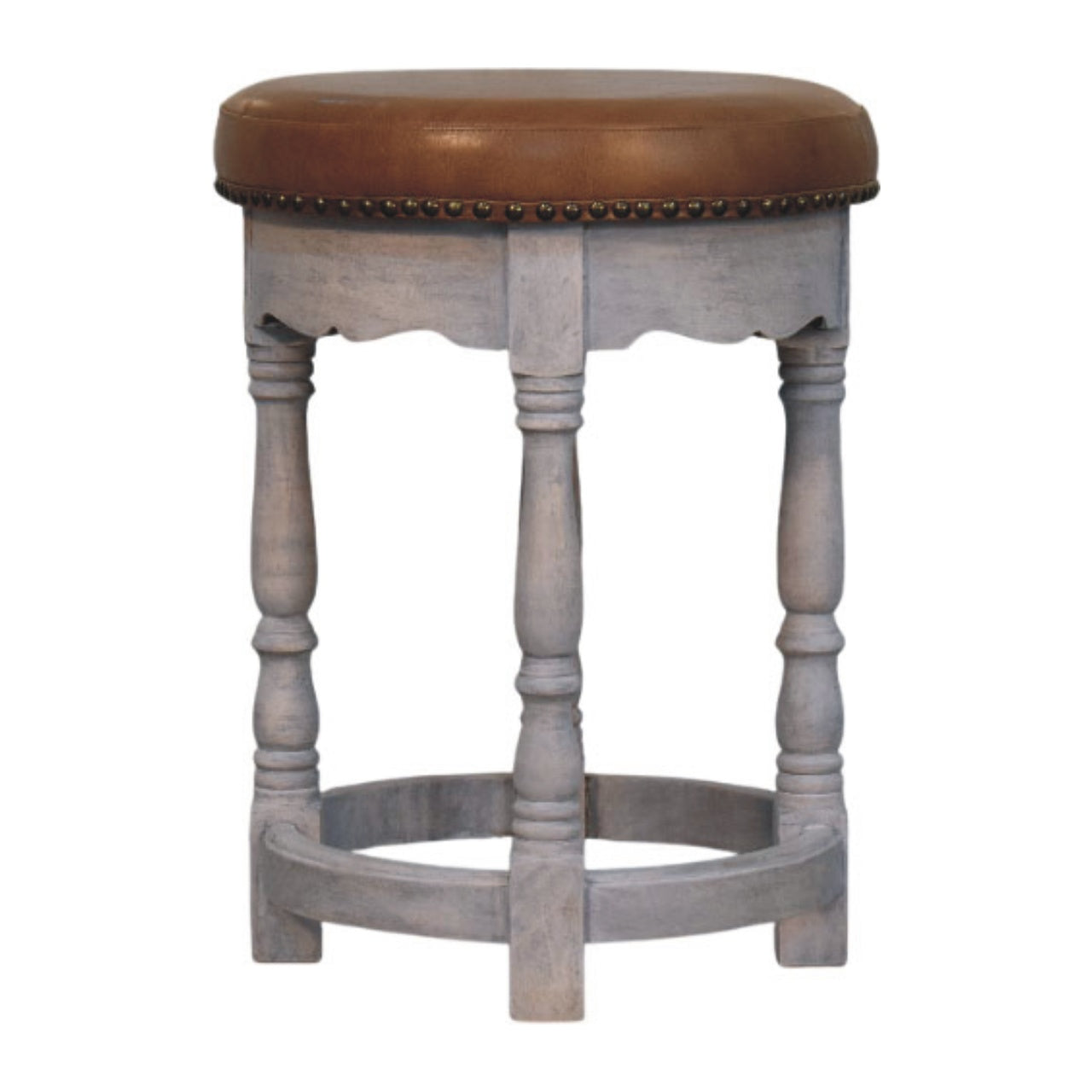 Artisan Furniture Solid Wood Rustic Charm Stool