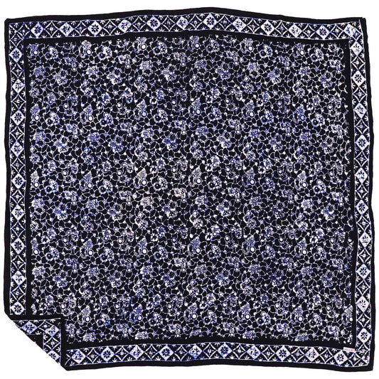 Large 39" Hand Dyed Batik Bandana - Boulder