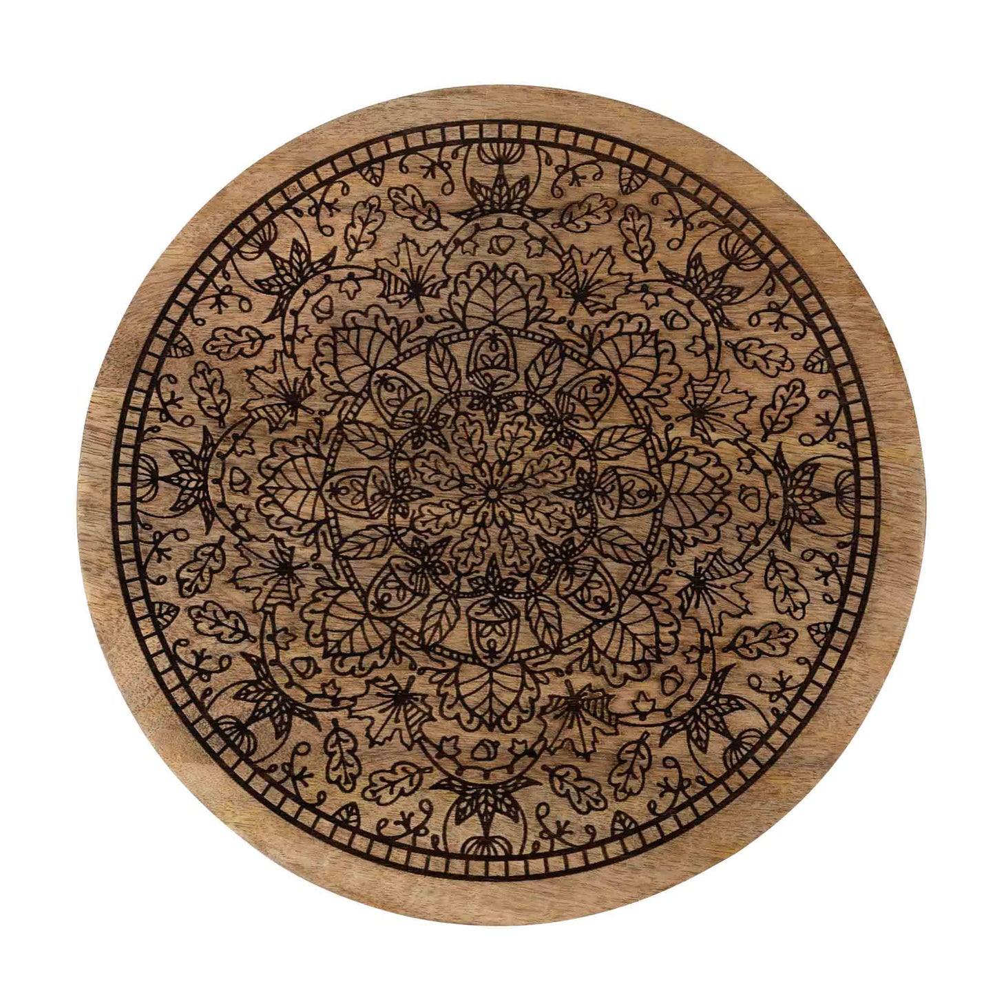Mandala Wooden Lazy Susan