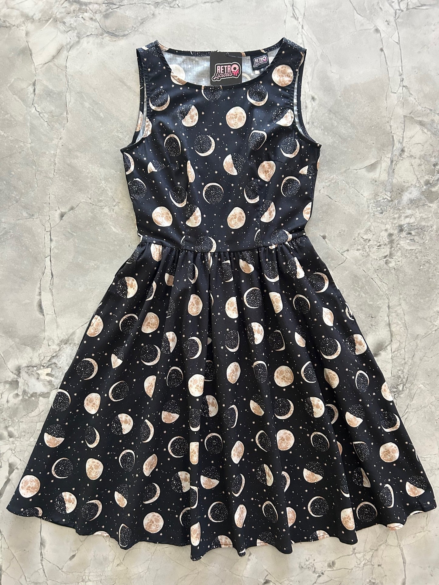 Moon Vintage Dress - XS only, 1 left!