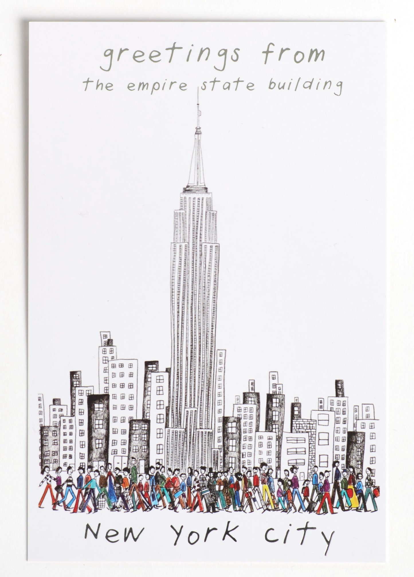 Greetings from The Empire State Building Postcard