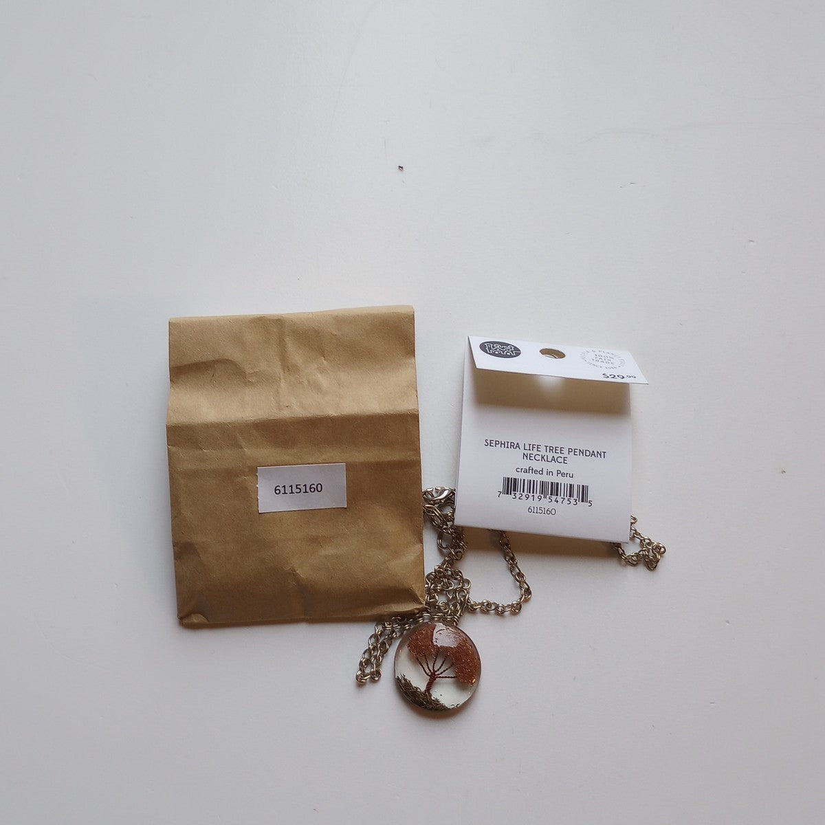 Sephira Life Tree Pendant Necklace