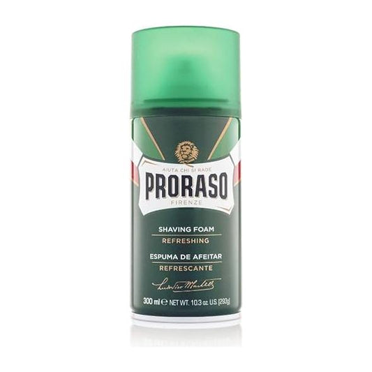 Proraso Shaving Foam Eucalyptus Oil Menthol Refreshing Toning Formula 10.6 Oz
