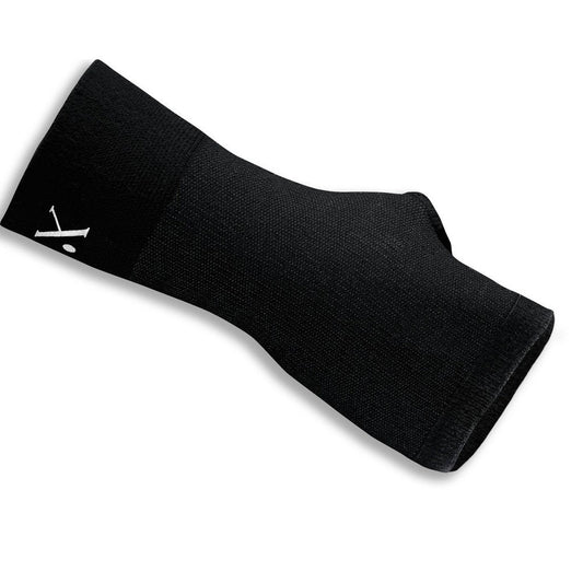 Nufabrx Wrist Sleeve, Pain Relief, Medicine + Compression, Black