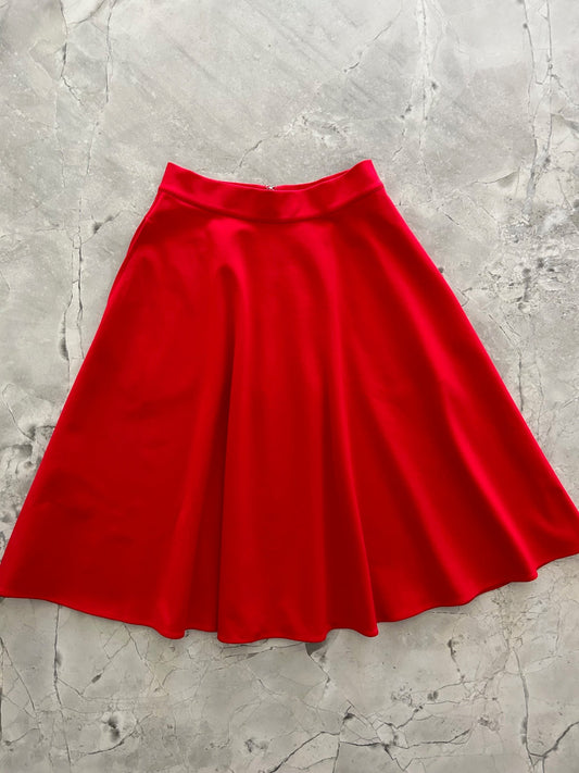 Charlotte Nova Skirt in Red - Plus Sizes only
