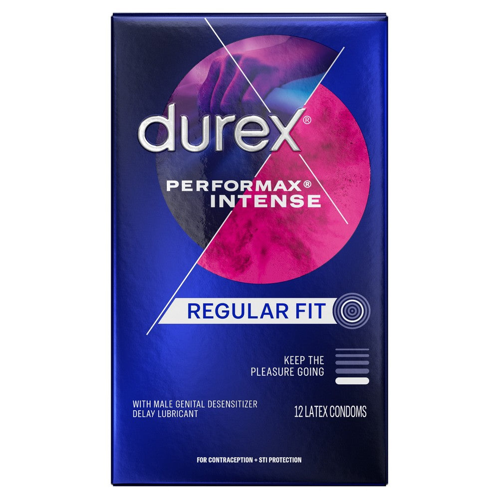 Durex Performax Intense Ultra Fine Lubricated Latex Condoms