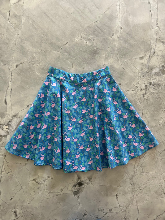 Flamingo Skater Skirt