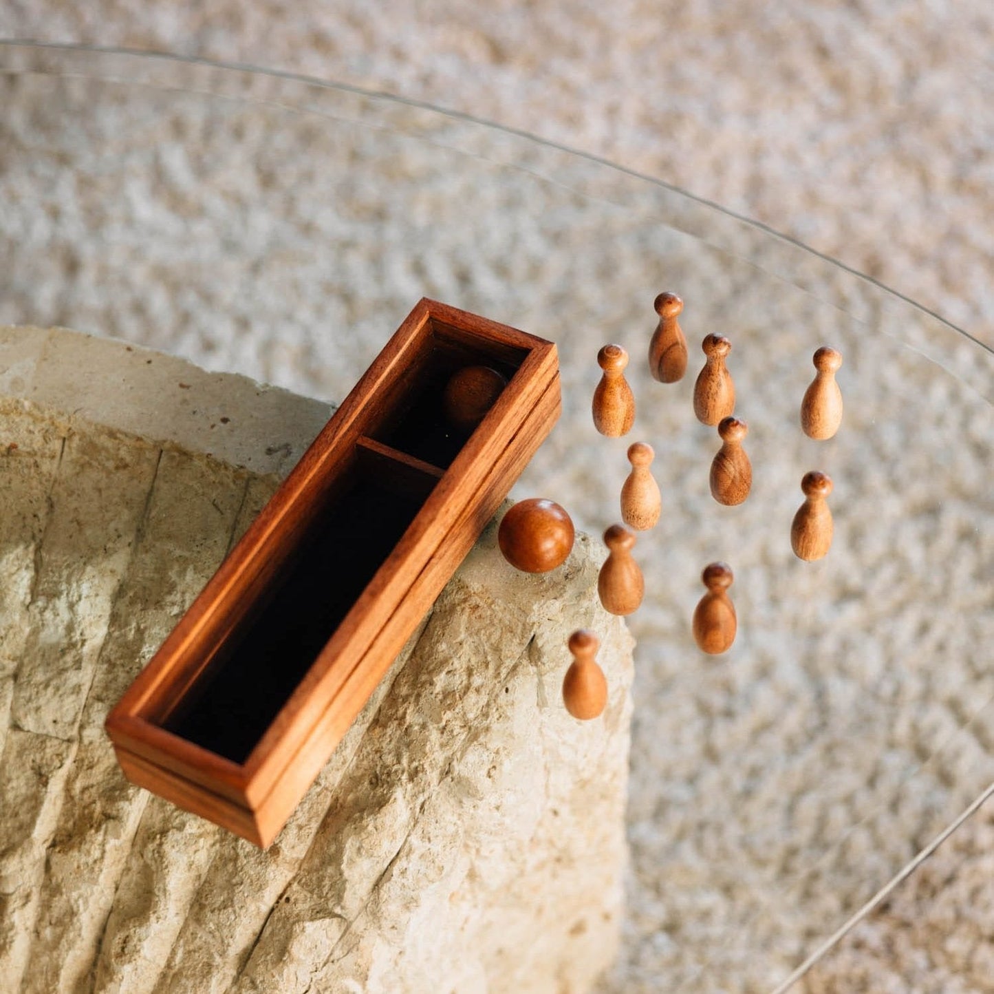 Handmade Tabletop Bowling