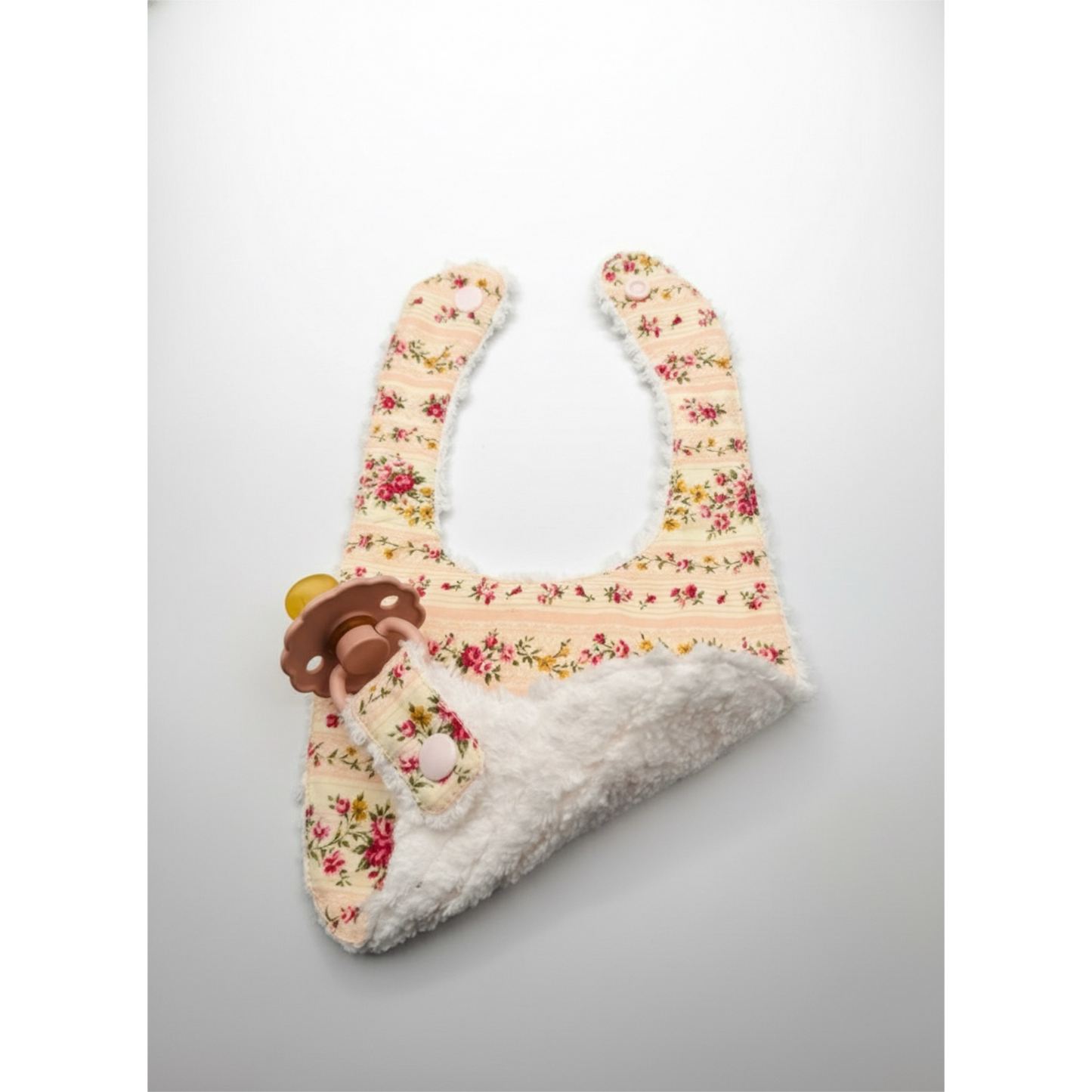 Soothe & Snap Pacifier Bib- Meadowlark Floral