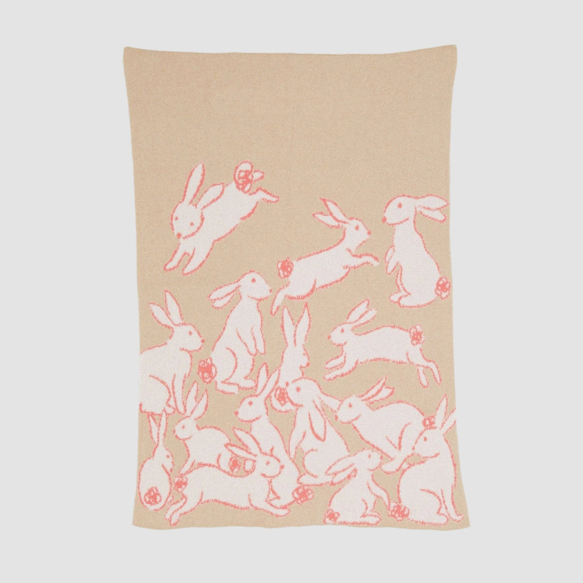 Baby Bunnies - Cotton Knit Blanket