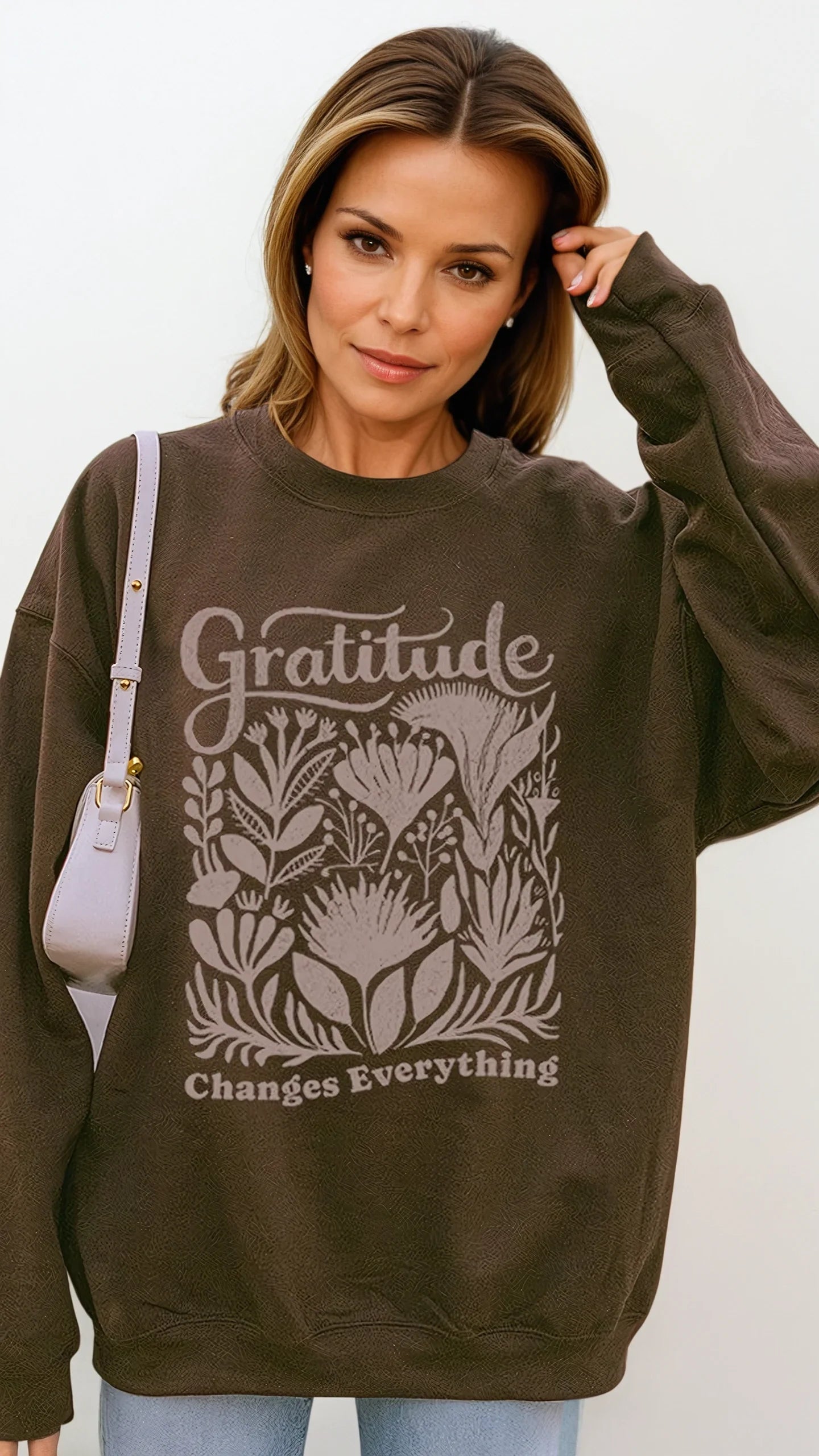 Vintage Gratitude Fleece Sweatshirt