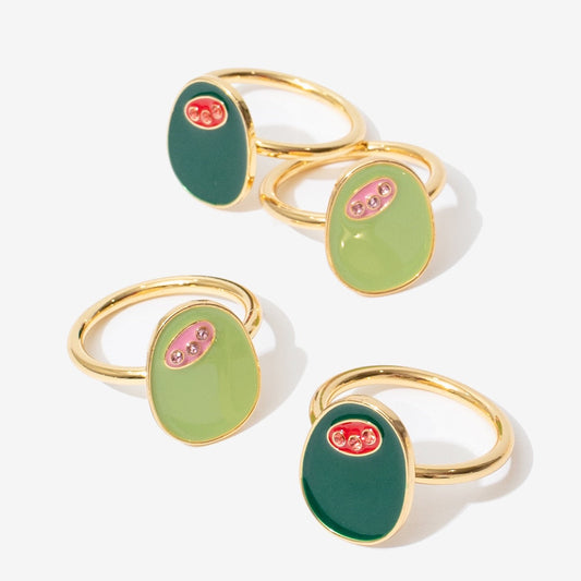 Olive You Napkin Rings