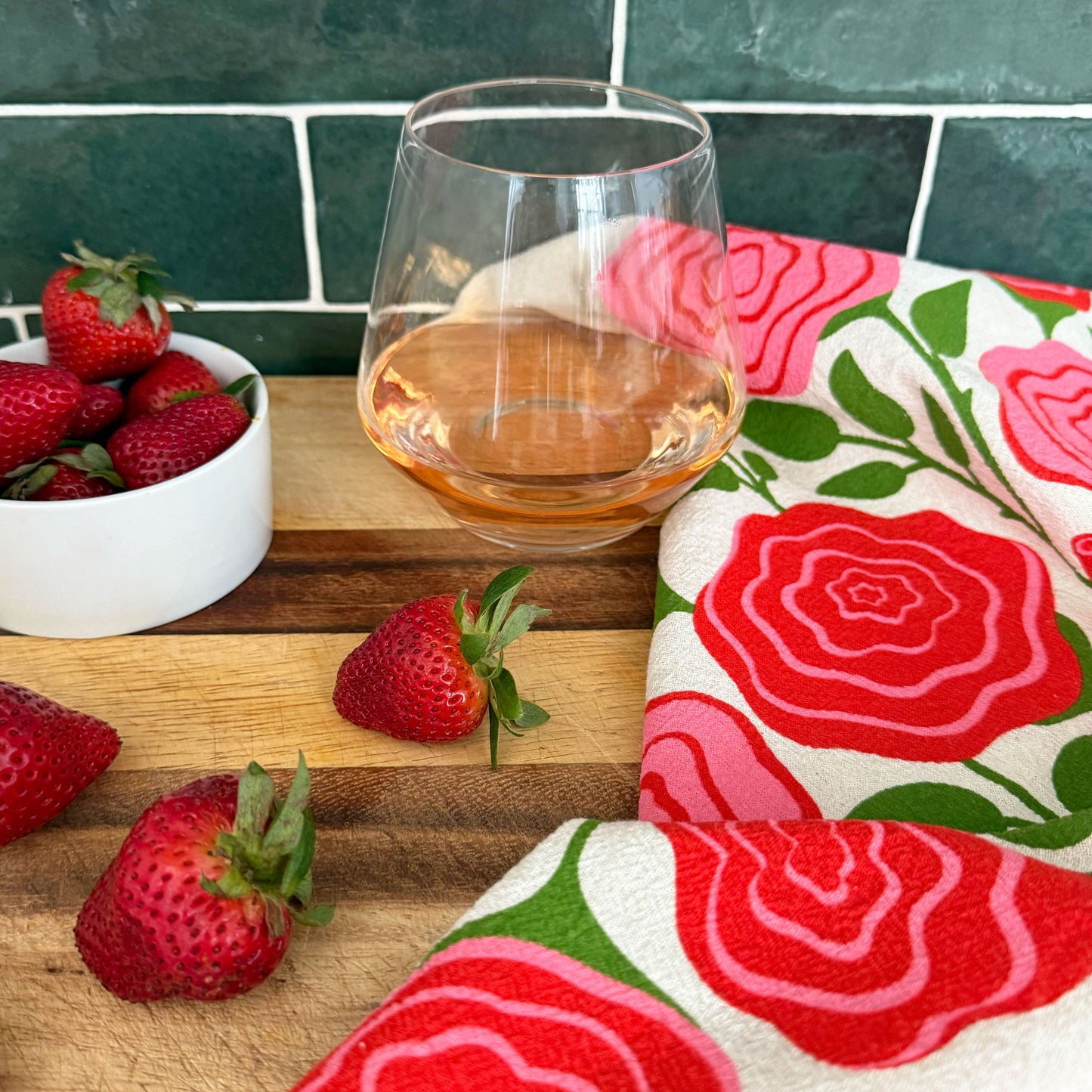 Roses Dish Towel - Osadia Concept Store