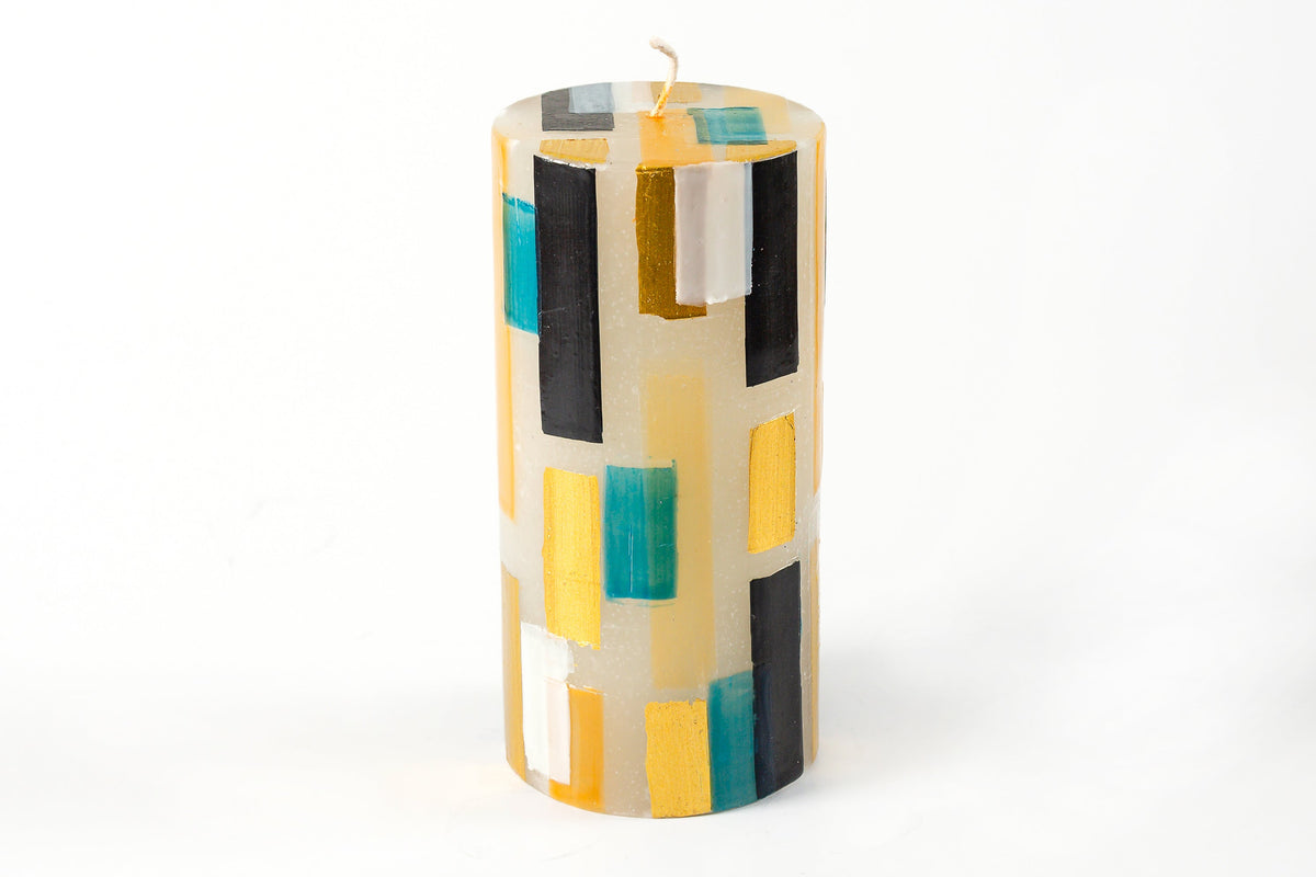 Klimt Painted Candles