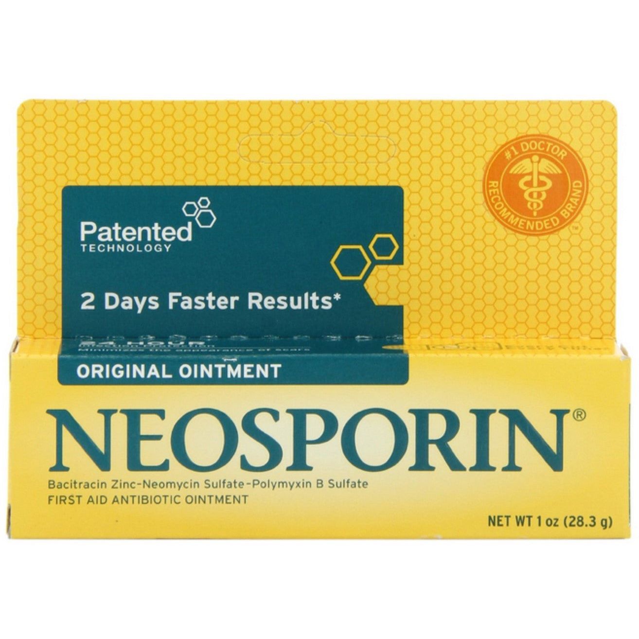 Neosporin Ointment, Triple Antibiotic, Original, No Sting 1 Oz