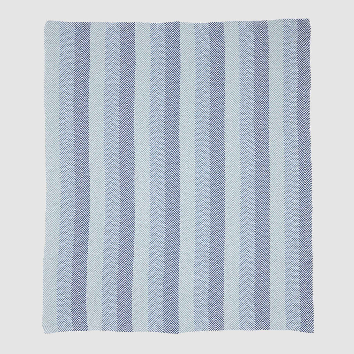 Herringbone Hues - Cotton Sustainable Knit Striped | Chevron Throw Blanket