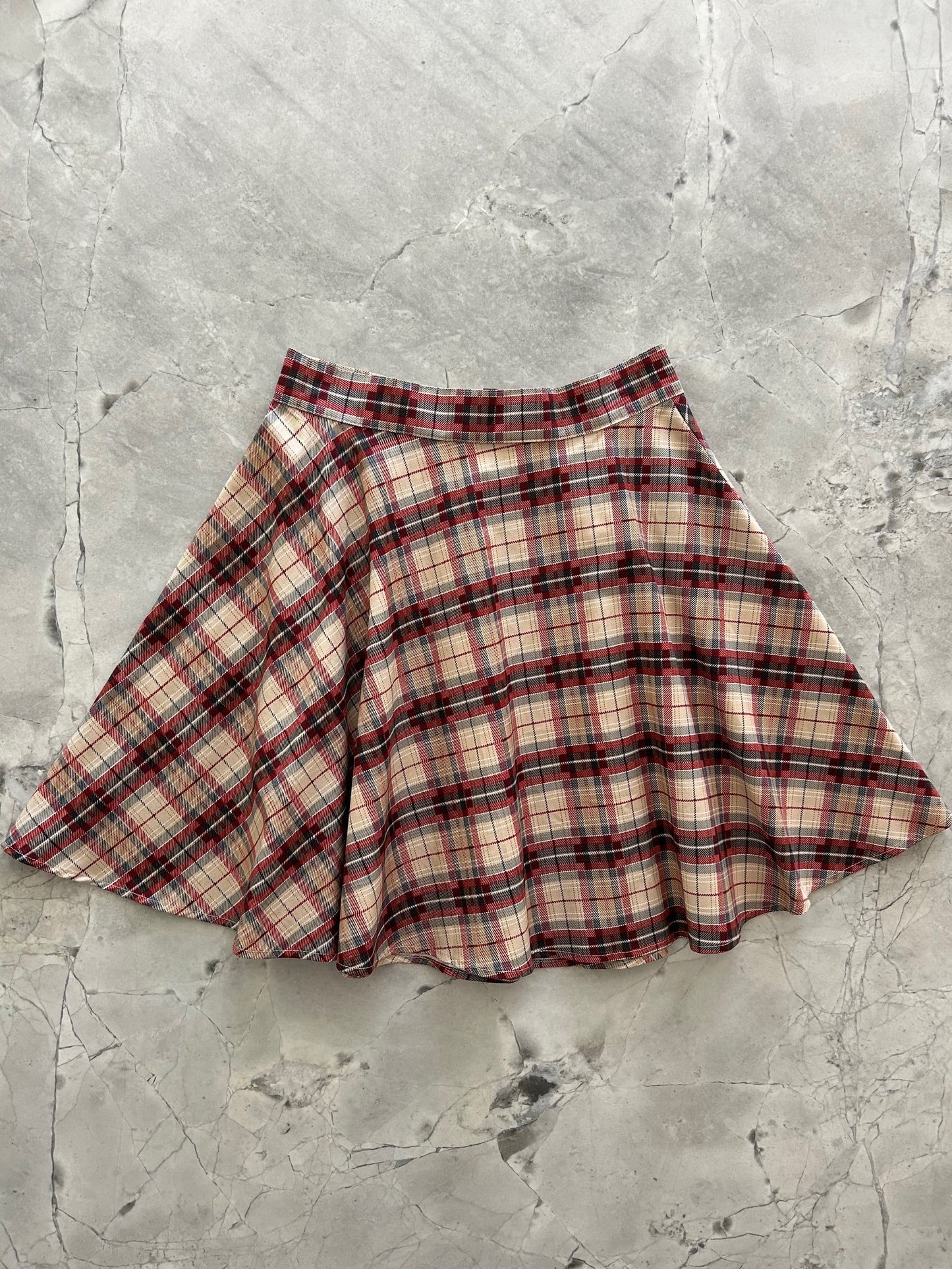 Plaid Skater Skirt