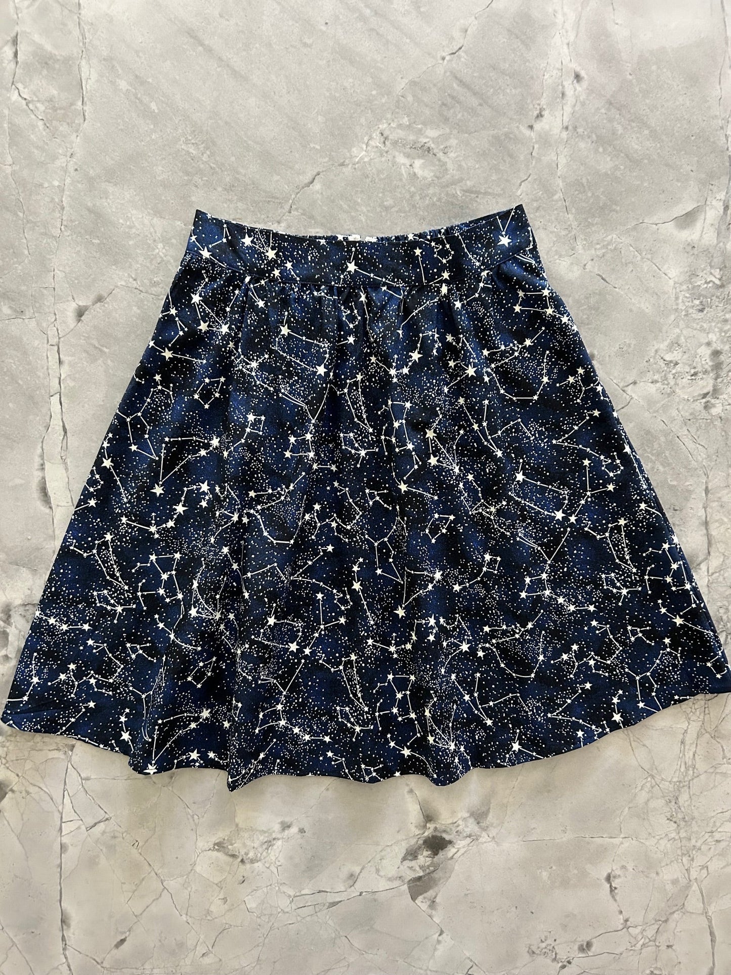 Glow in the Dark Constellations A-line Skirt