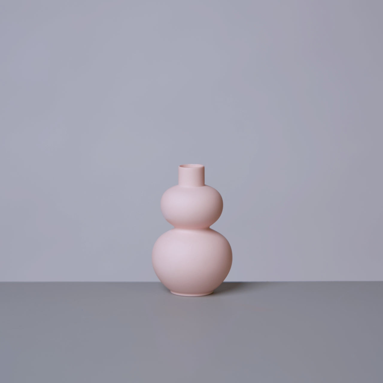 Matte Porcelain Mini Double Lobed Vase
