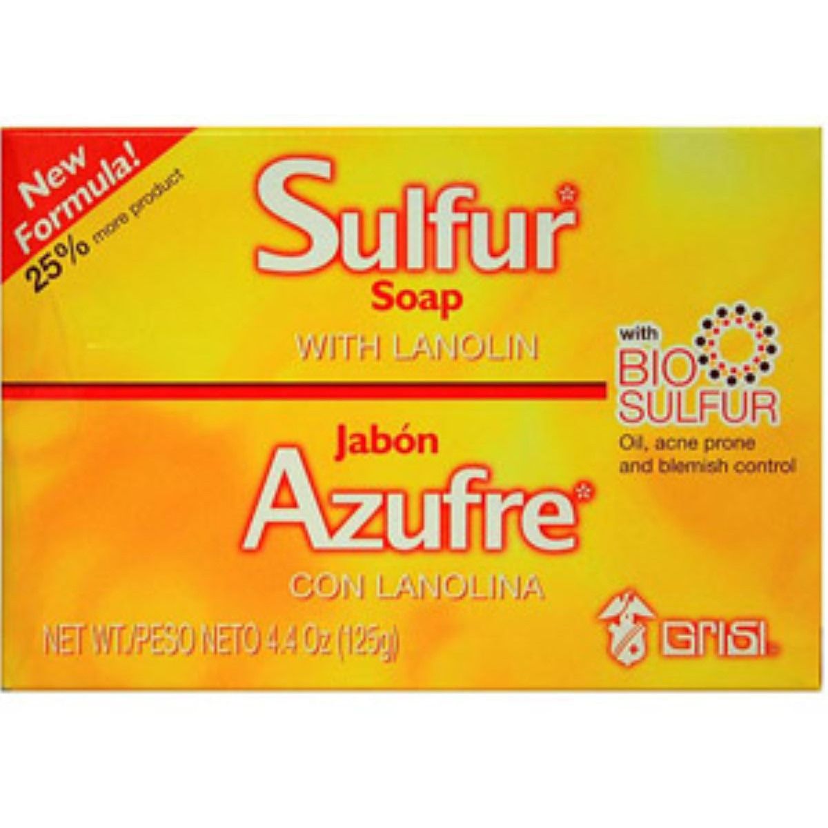 Grisi Sulfur Soap With Lanolin For Acne Treatment - Osadia Concept Store
