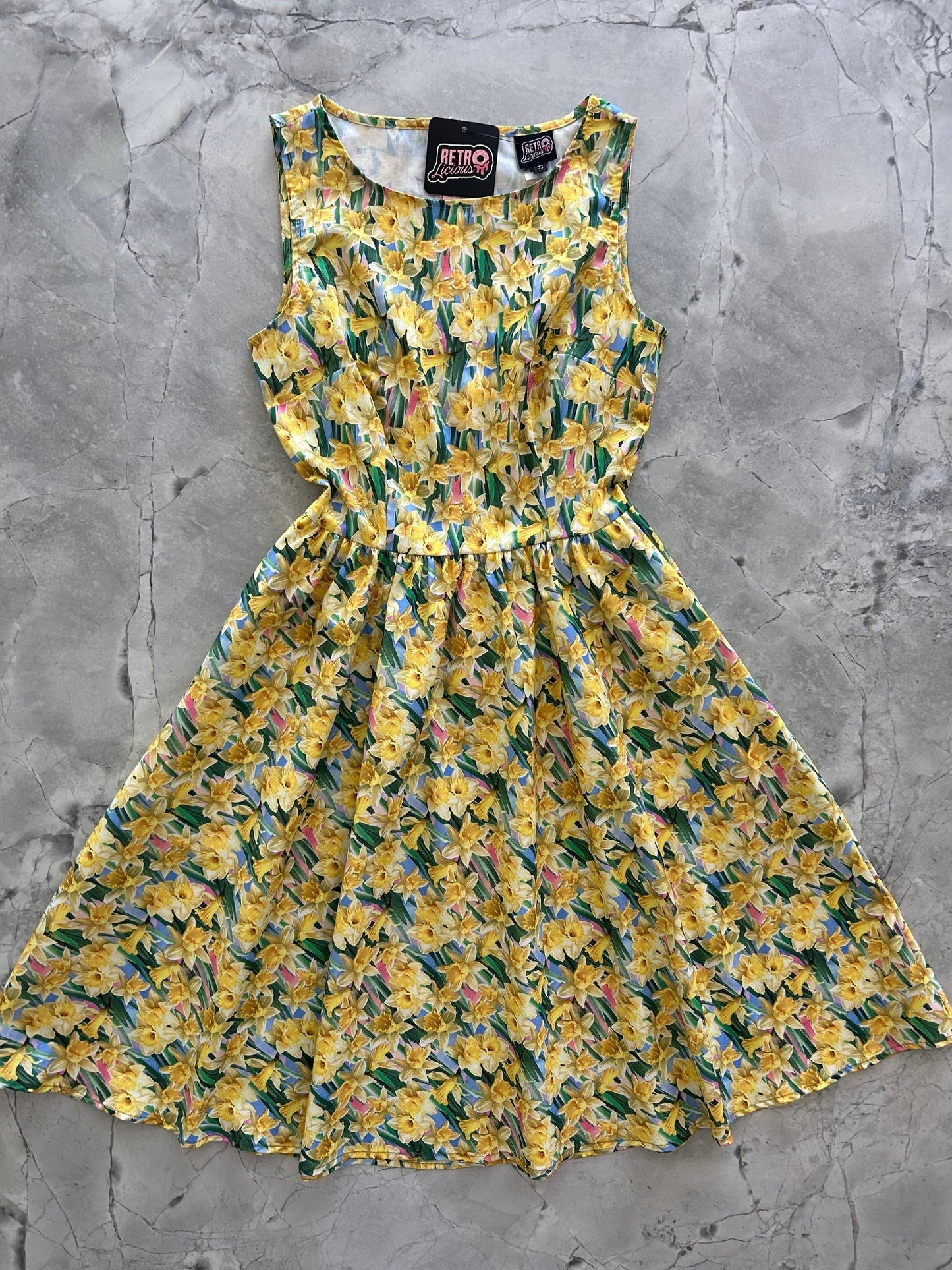 Daffodil Vintage Dress - Large only