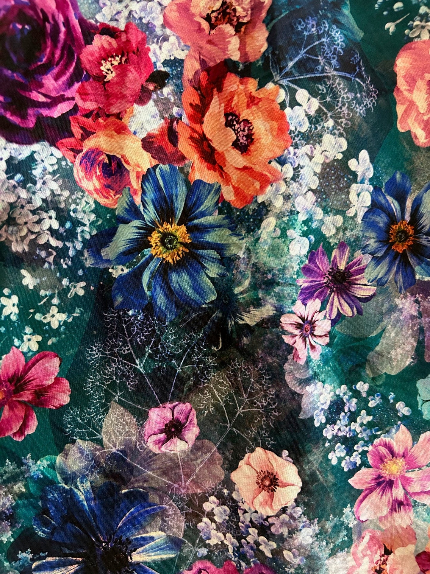 Moody Floral Vintage Dress