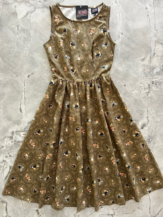 Witchy Animals Midi Dress