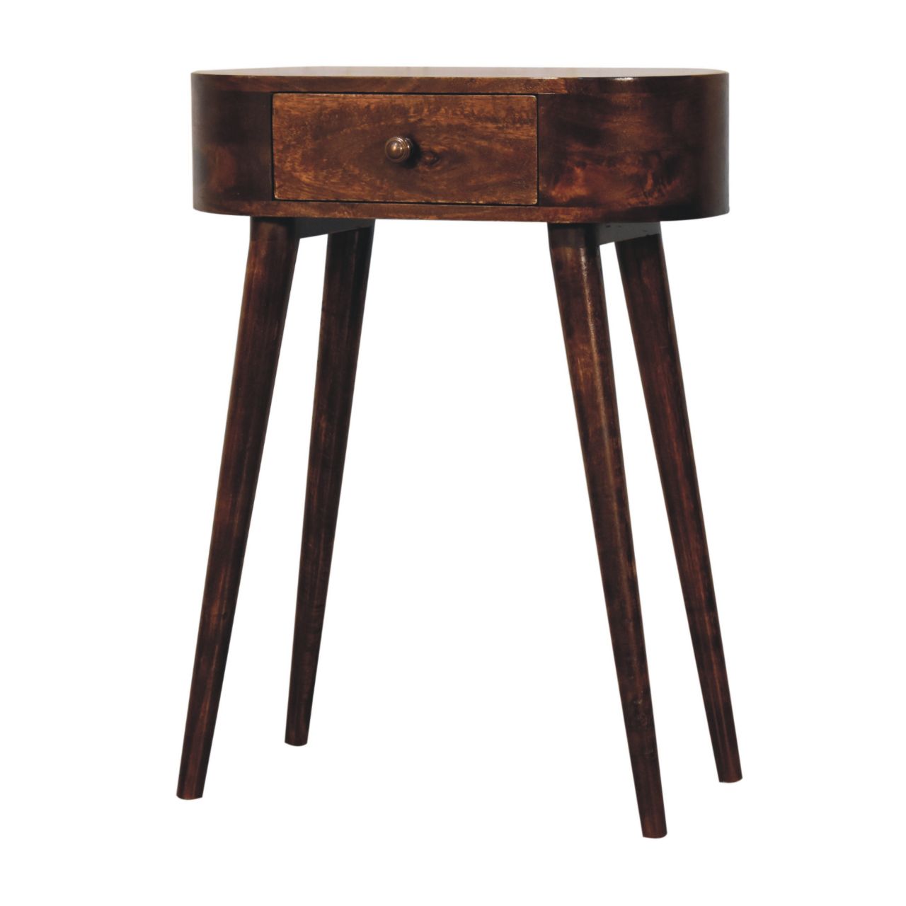 Solid Wood Mini Albion California Walnut Console