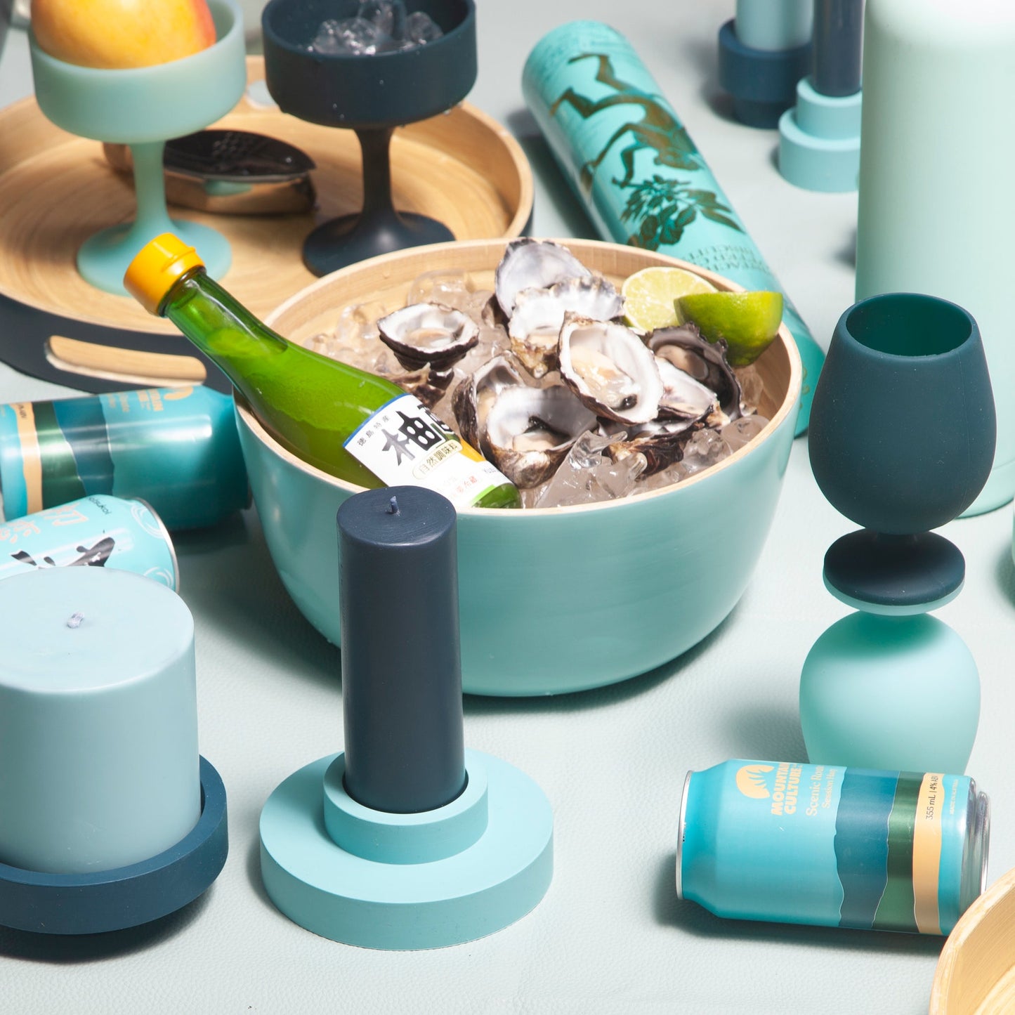 Mist + Ink | Stemm | Silicone Unbreakable Wine Glasses