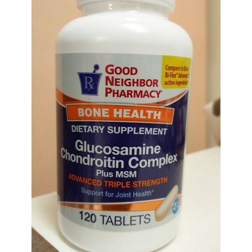 Good Neighbor Pharmacy GNP Glucosamine Chondroitin Complex Plus MSM 120 Tablets