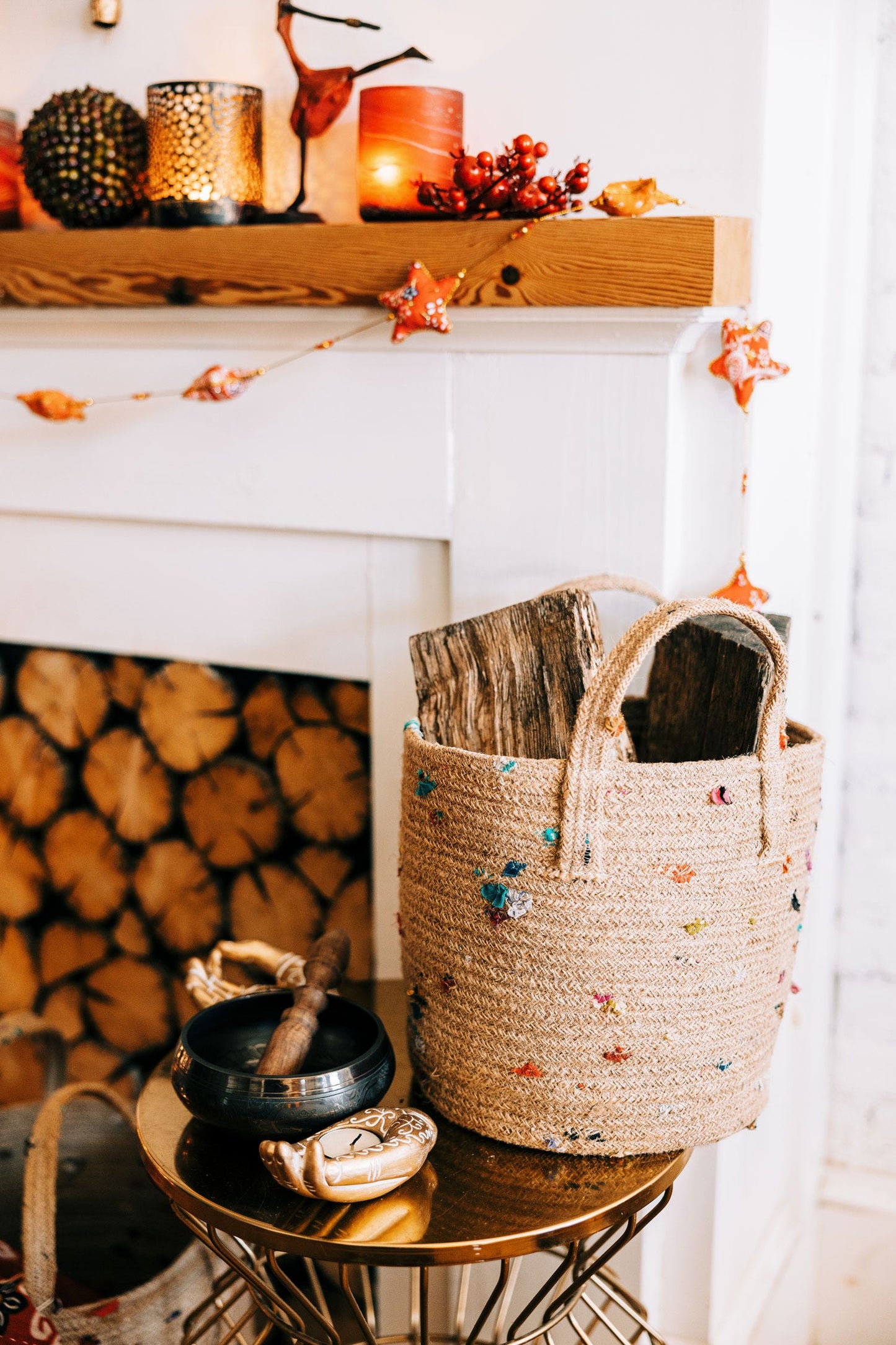 Bright Bits Jute Basket