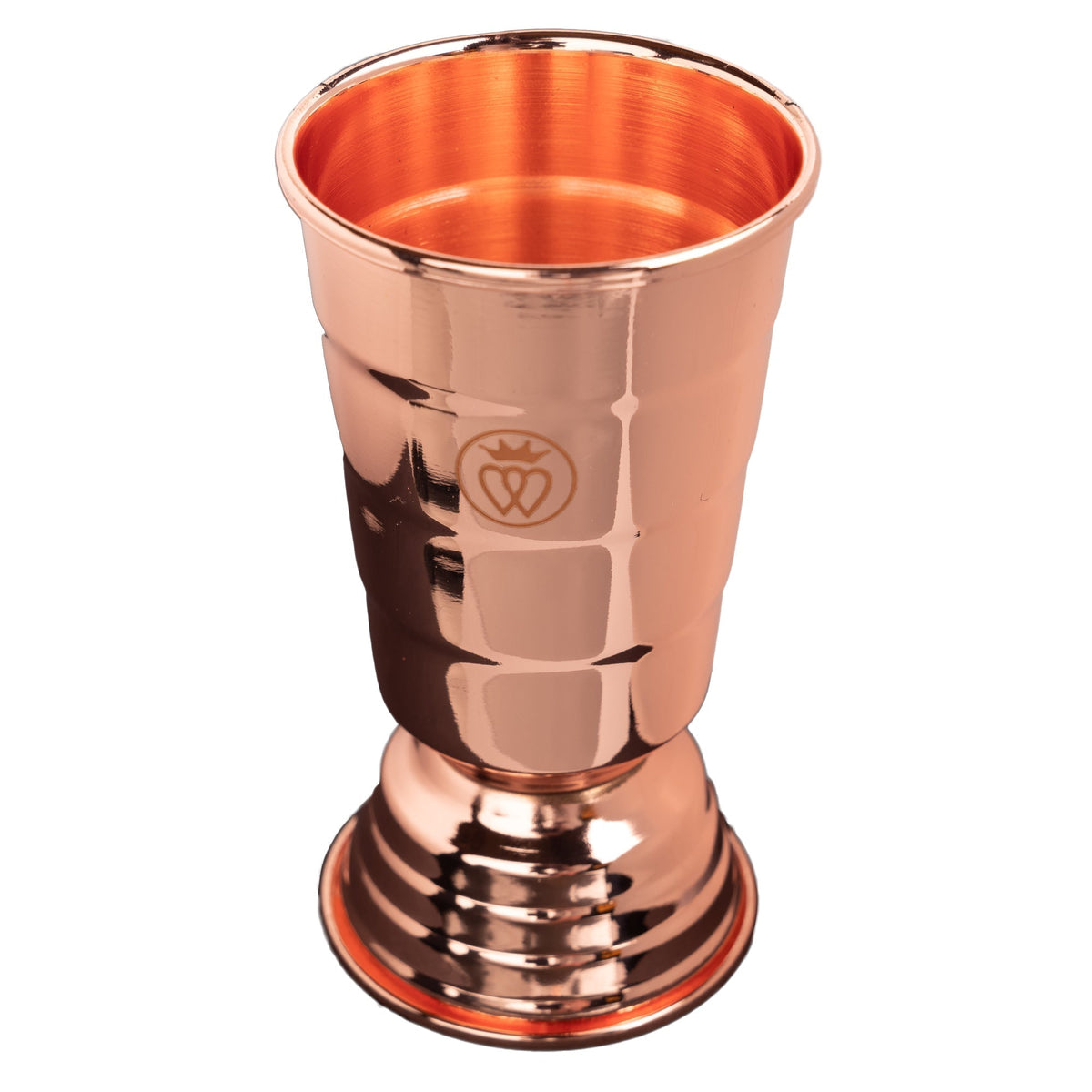 Art Deco Double-Sided 8 Stepped Jigger - Copper