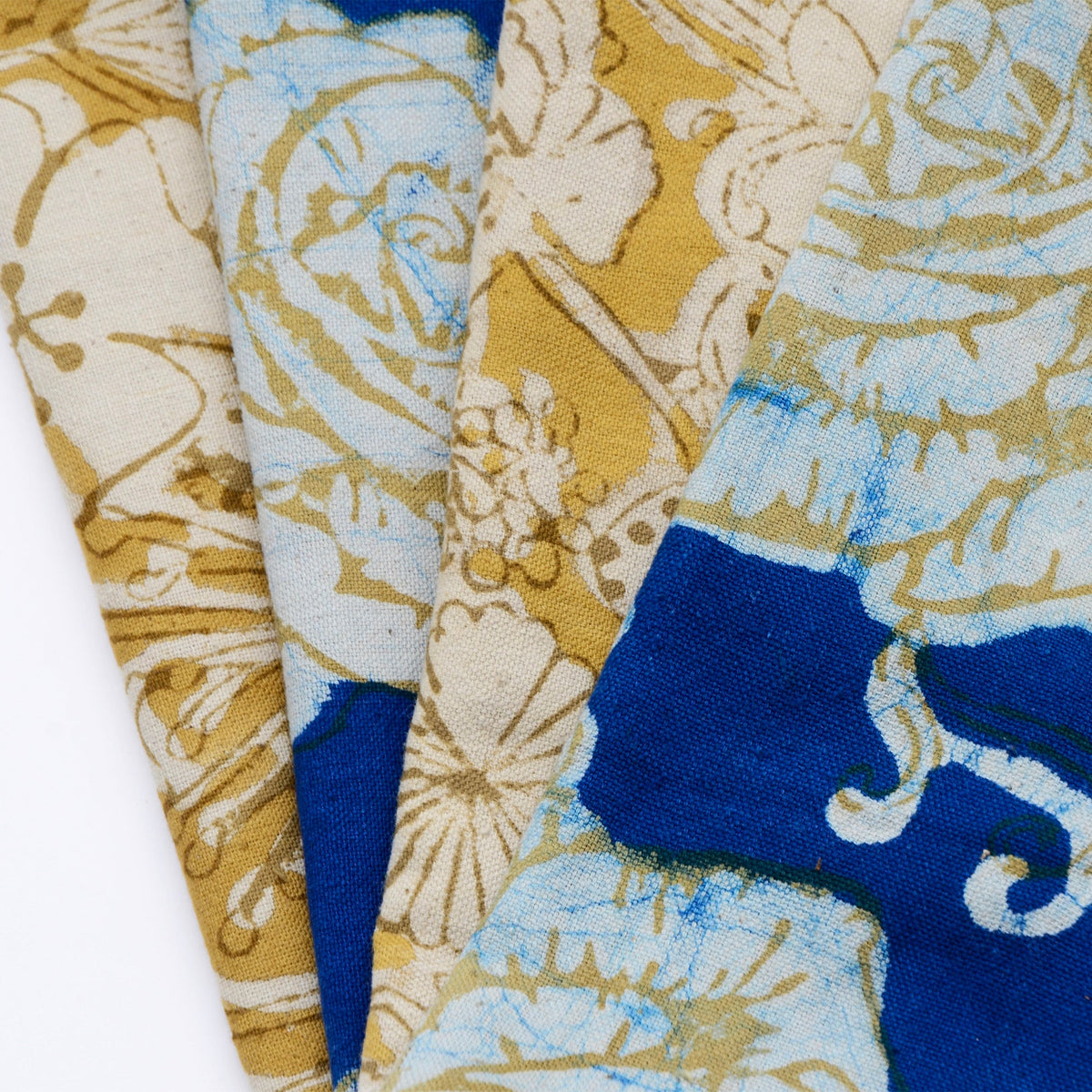 Mix & Match Block Print Cotton Napkins (Set of 4) - Eve