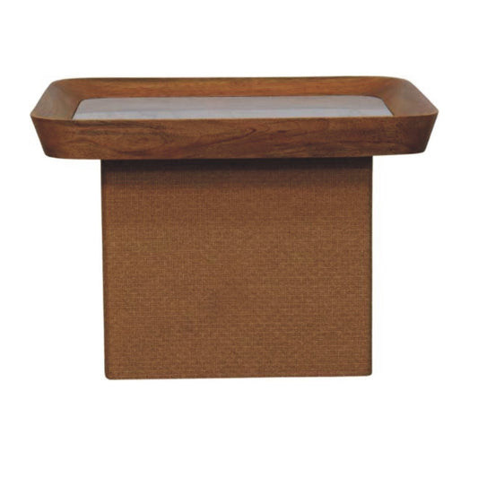 Solid Wood Marble Top Chatai Coffee Table