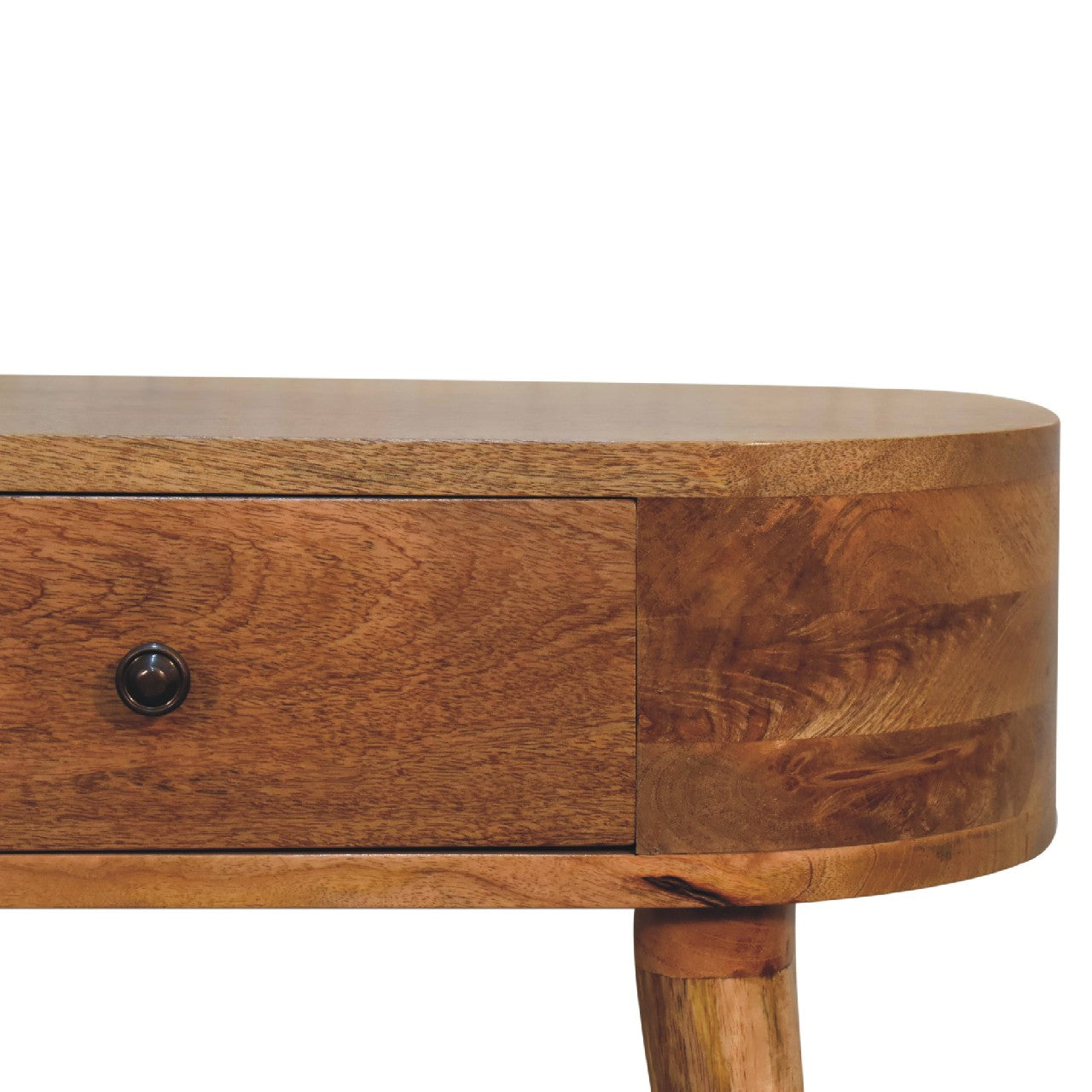Solid Wood Mini Albion Oak-ish Console