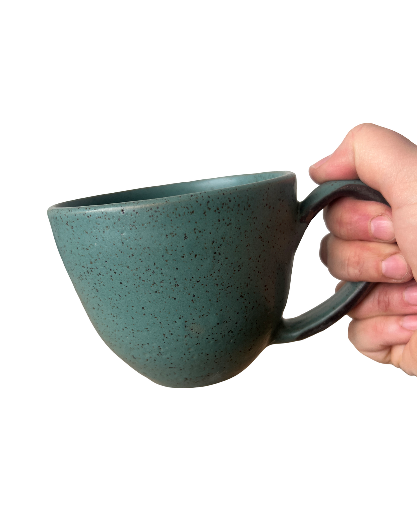 Luna Cappuccino Mug in Echeveria Teal