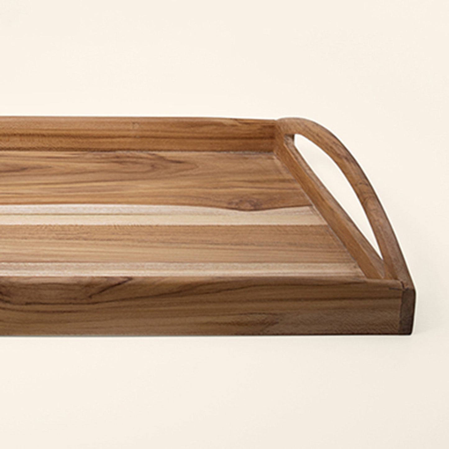 Handmade Teak Wood Serving Tray