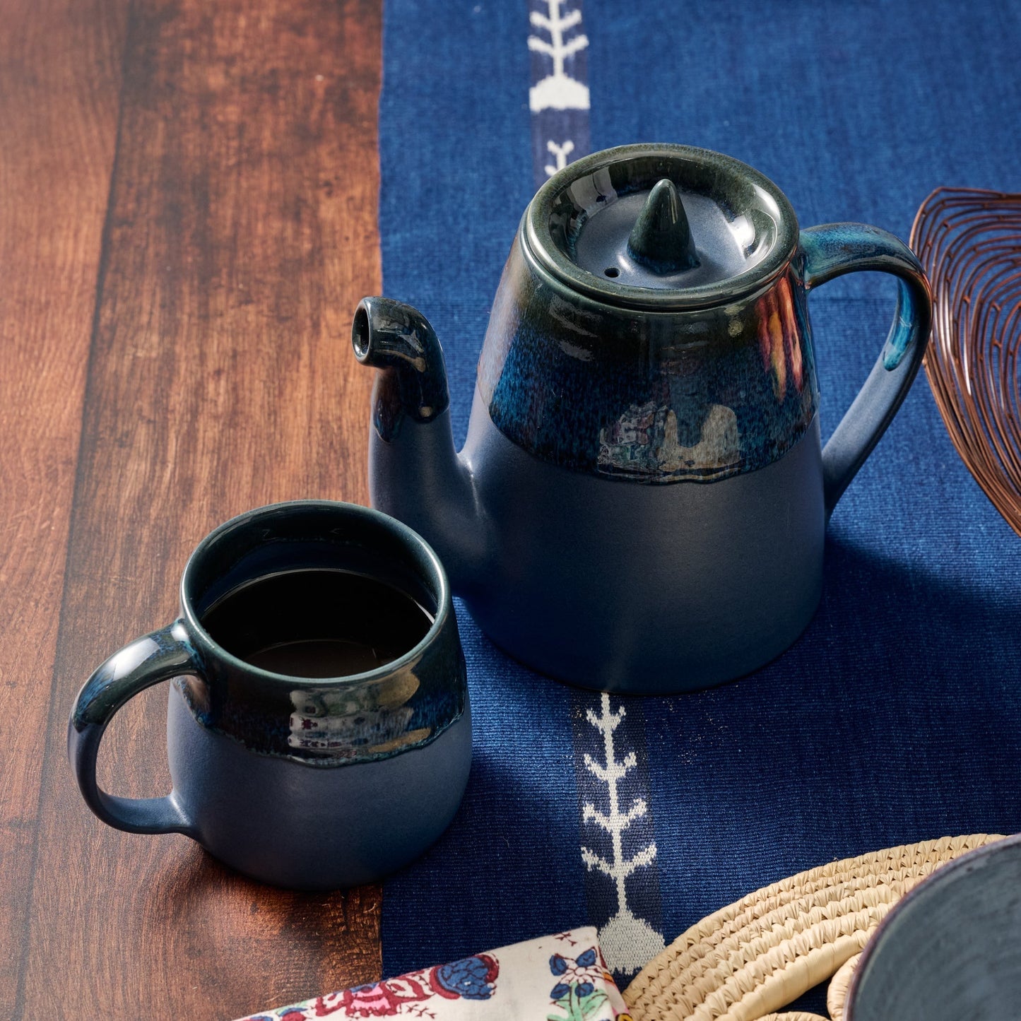 Jhapa Drip Glaze Teapot
