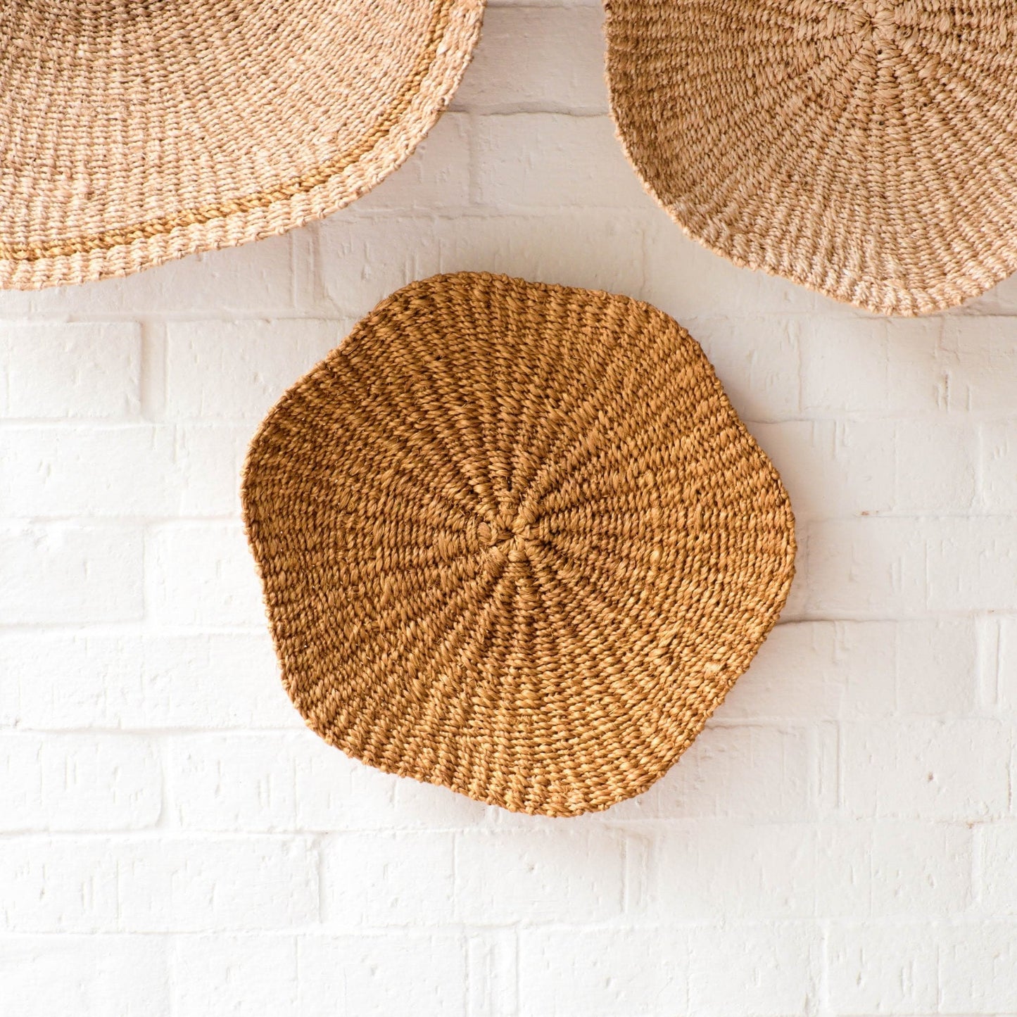 Scallop Wall Baskets, Small