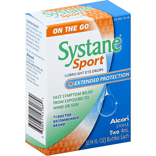 Systane Sport Lubricant Eye Drops Extended Protection On The Go