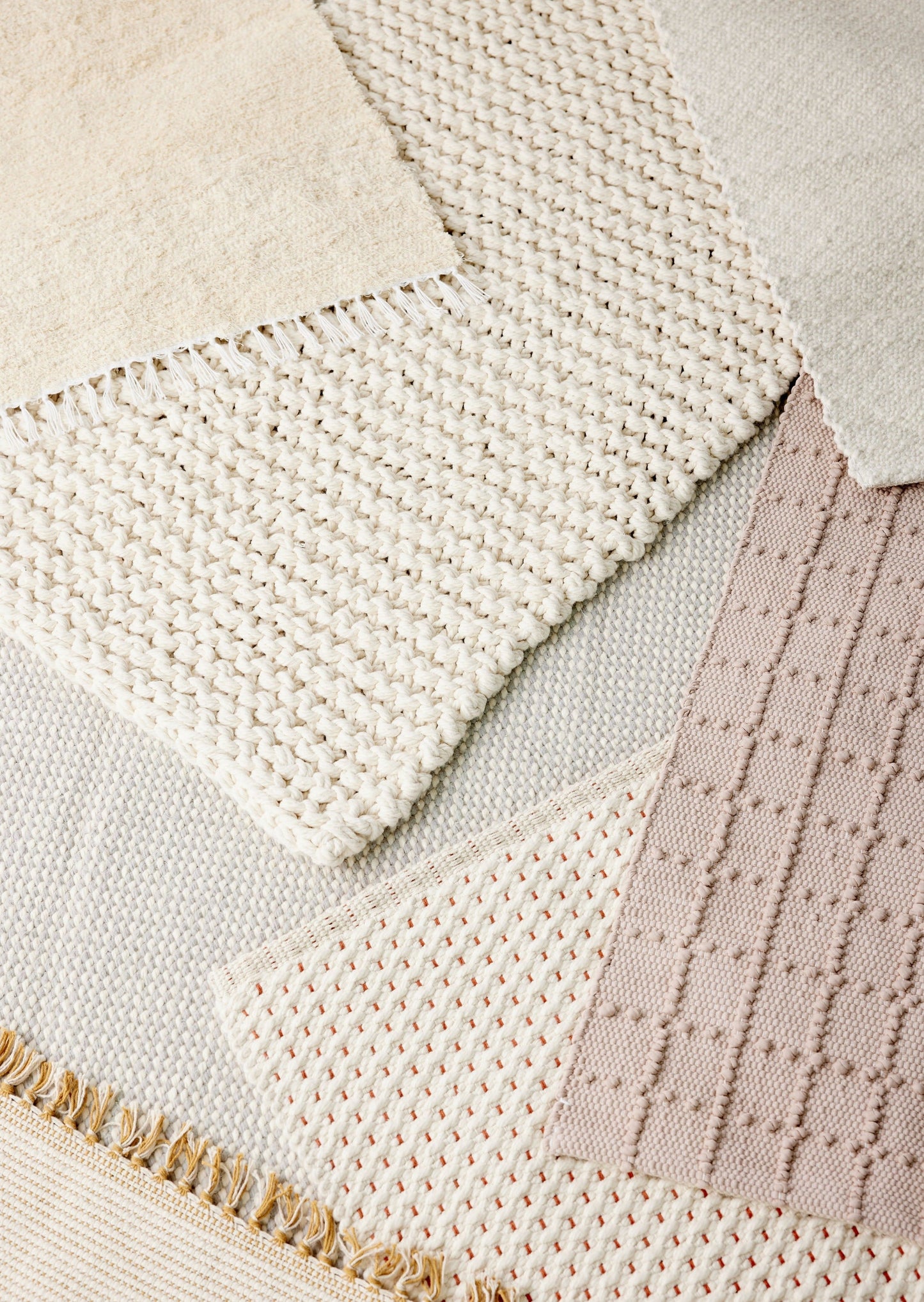 Chunky Ecru Hand-Loomed Mat - Osadia Concept Store