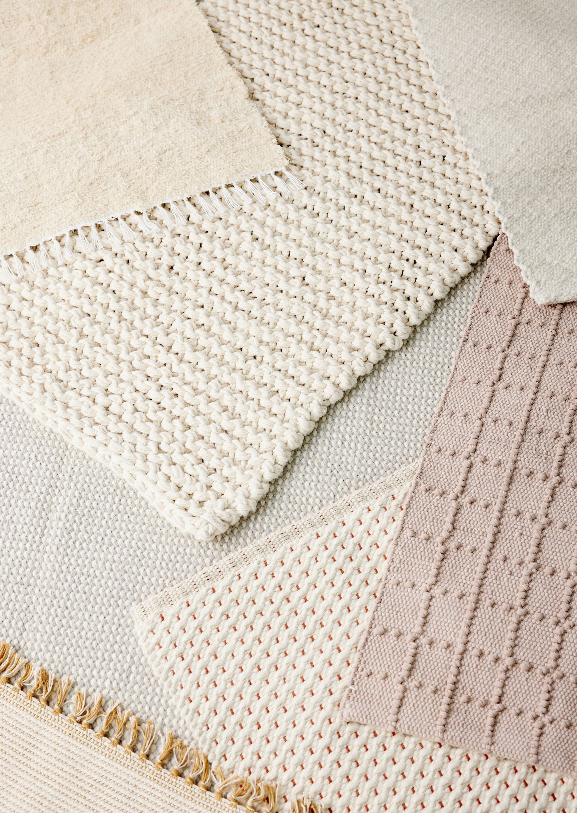 Chunky Ecru Hand-Loomed Mat - Osadia Concept Store