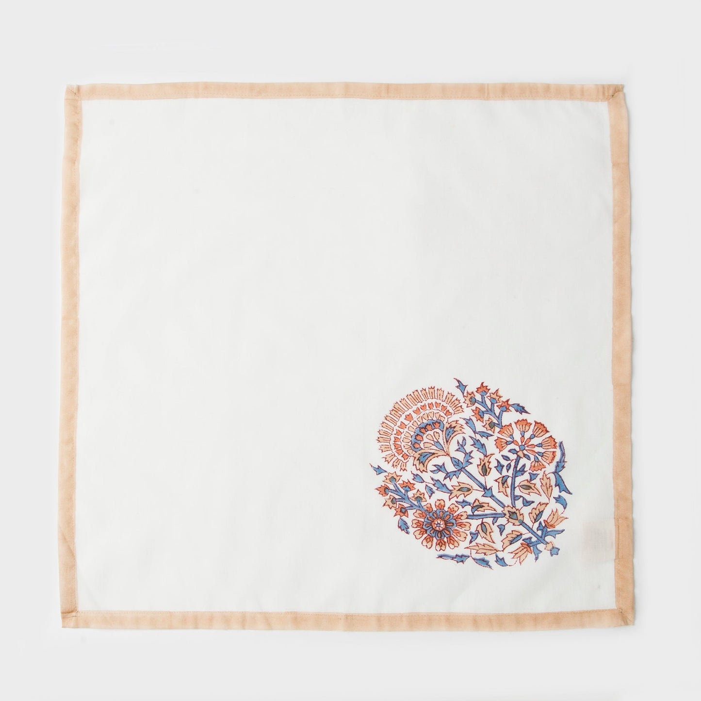 Saffra Hand Block Printed Napkins Set of 4