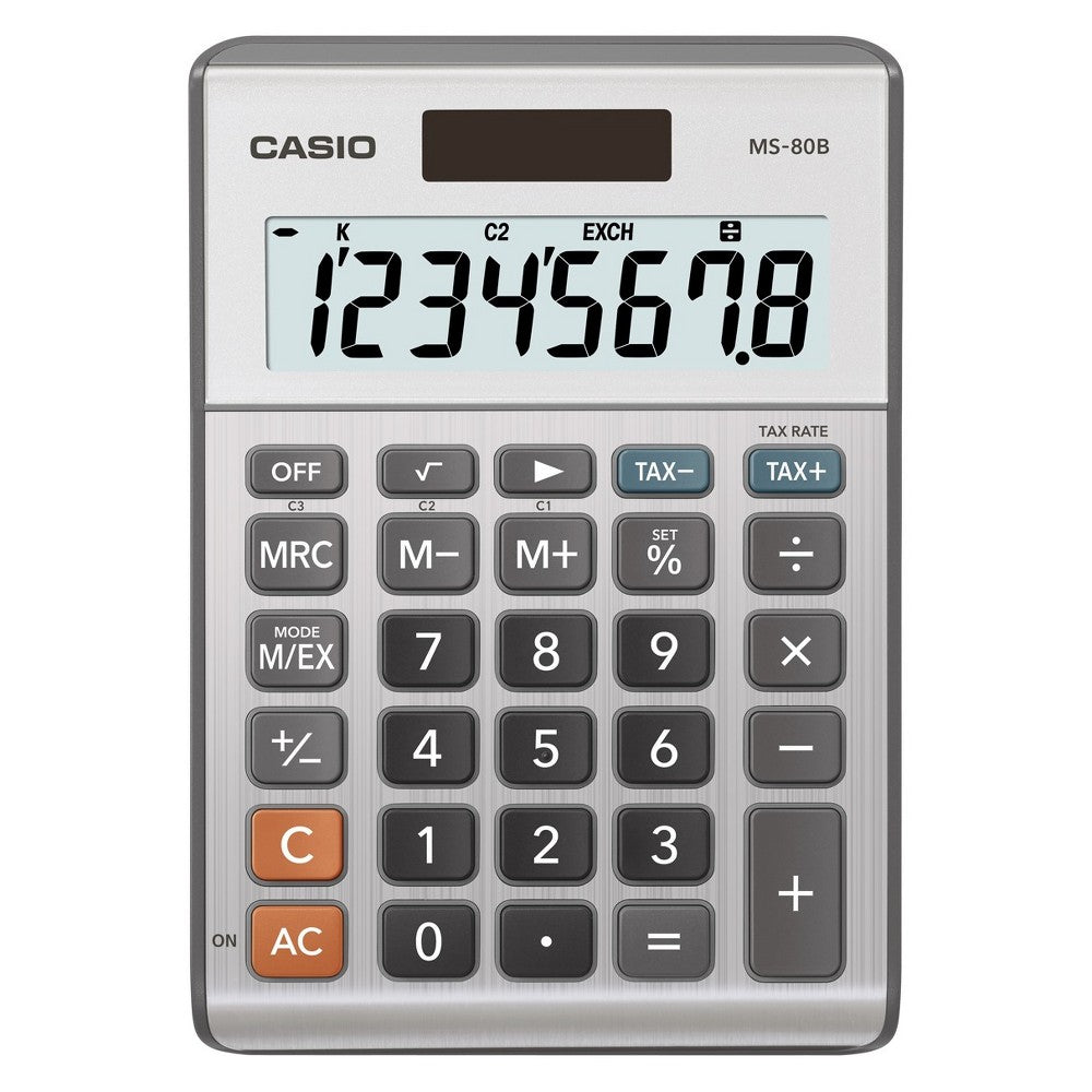 Casio MS80 Desktop Solar Tax Calculator